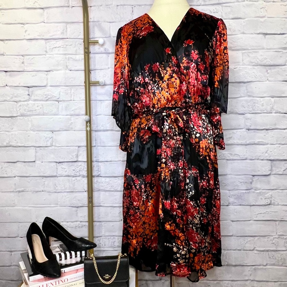 Maree Pour Toi  Floral Women's Dress